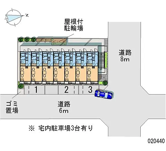 ★手数料０円★名古屋市熱田区波寄町 月極駐車場